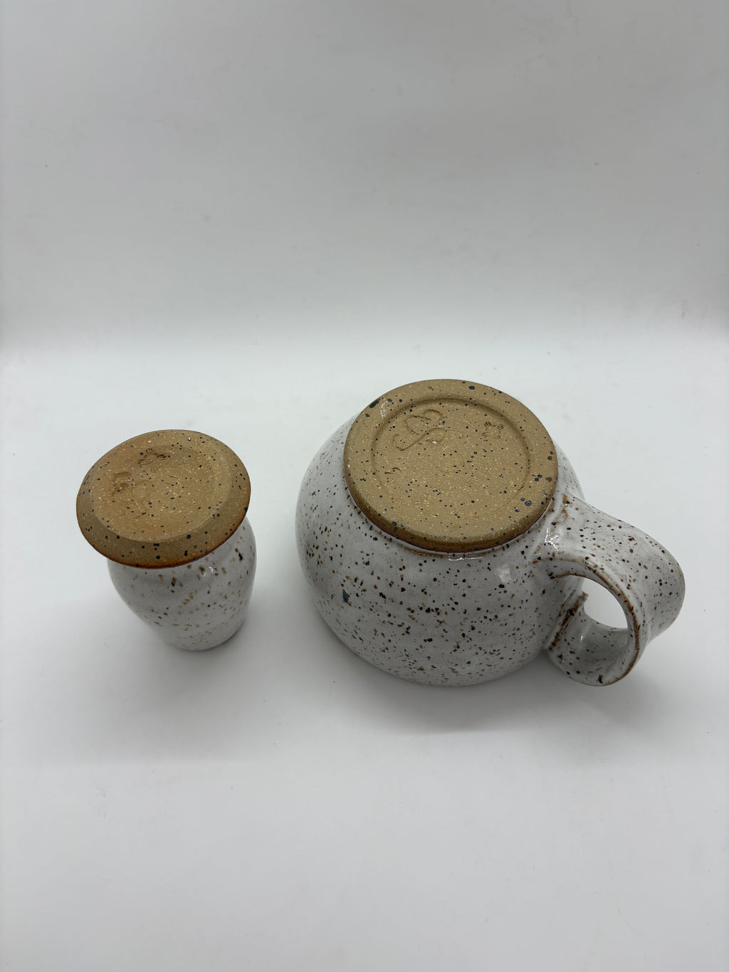 White Speckled Matcha Bowl + Whisk Set