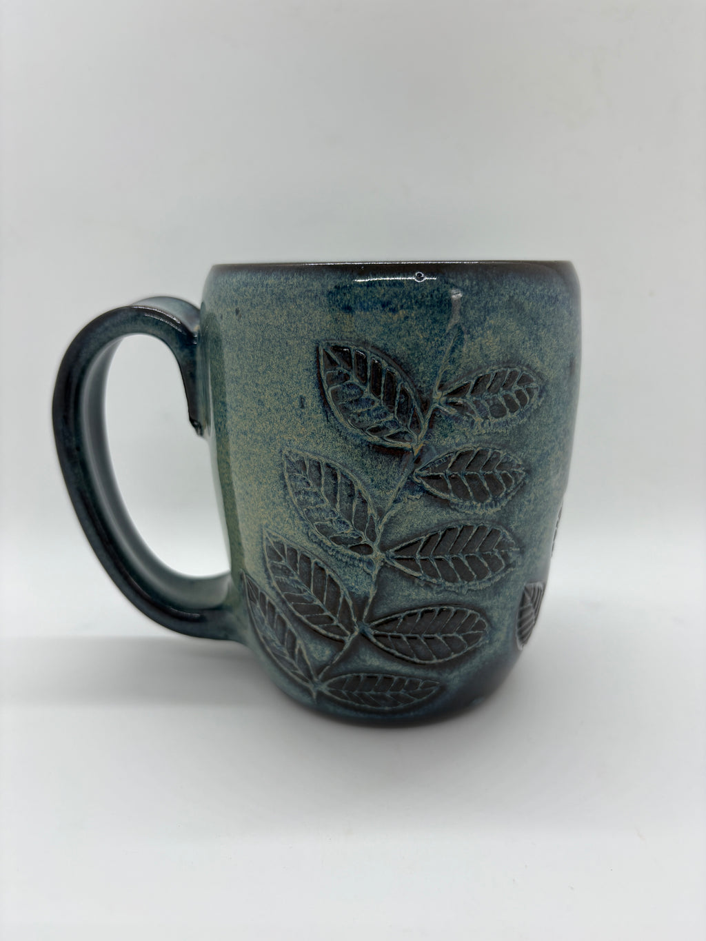 Leaf Carved Mugs