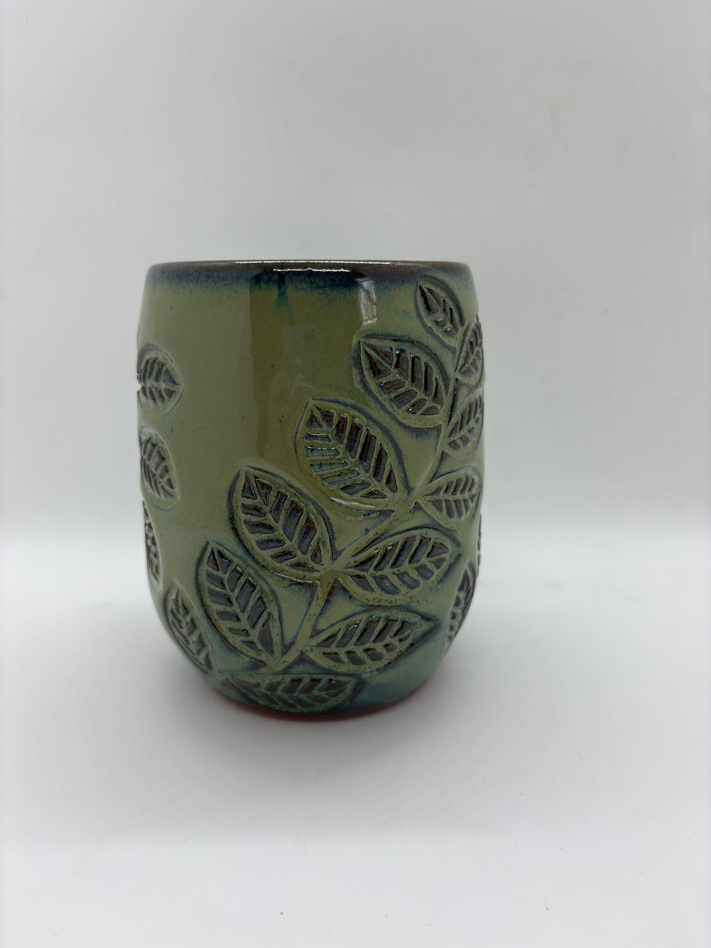 Leaf Carved Mugs
