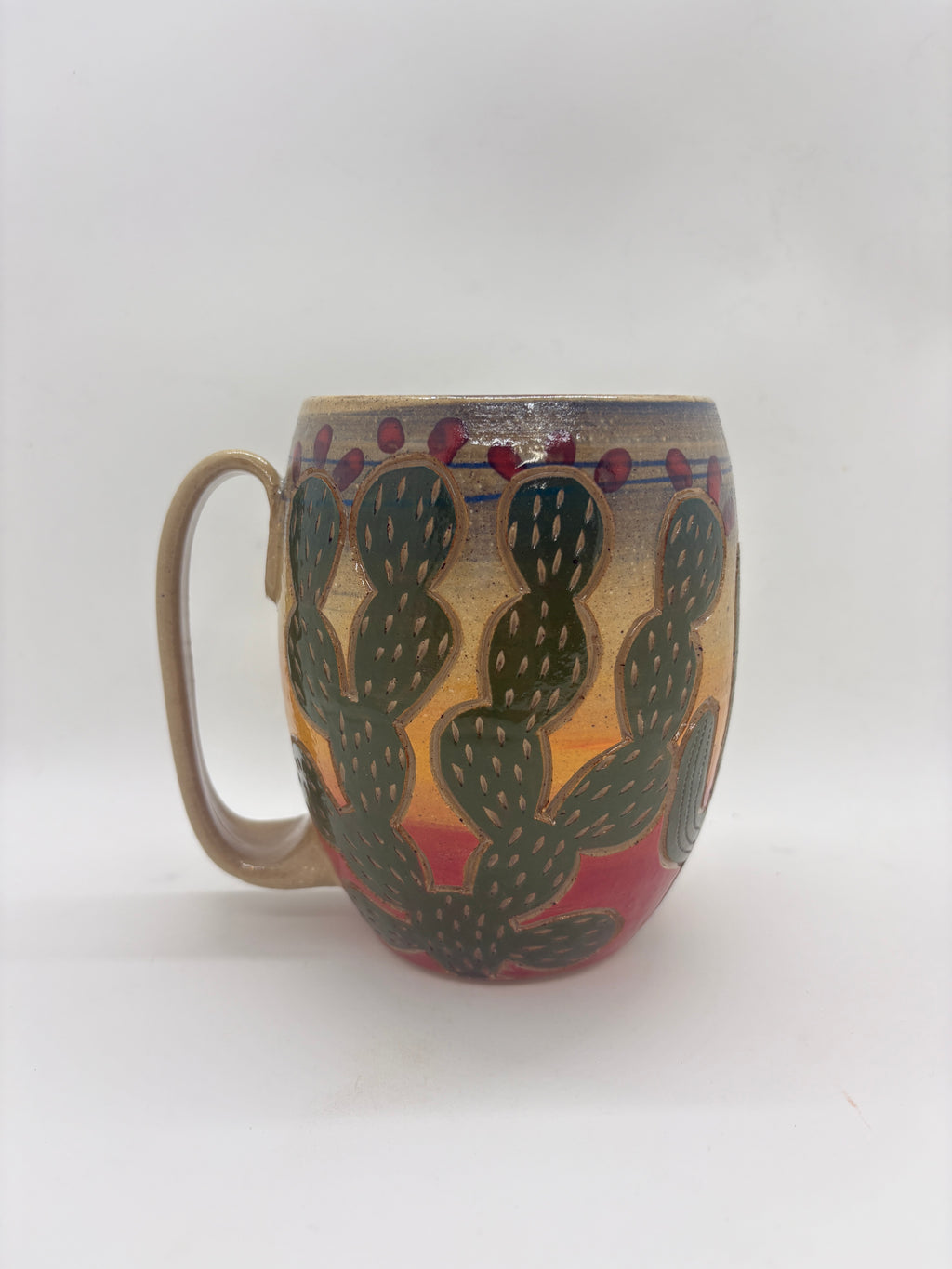 Sunset Cactus Mugs