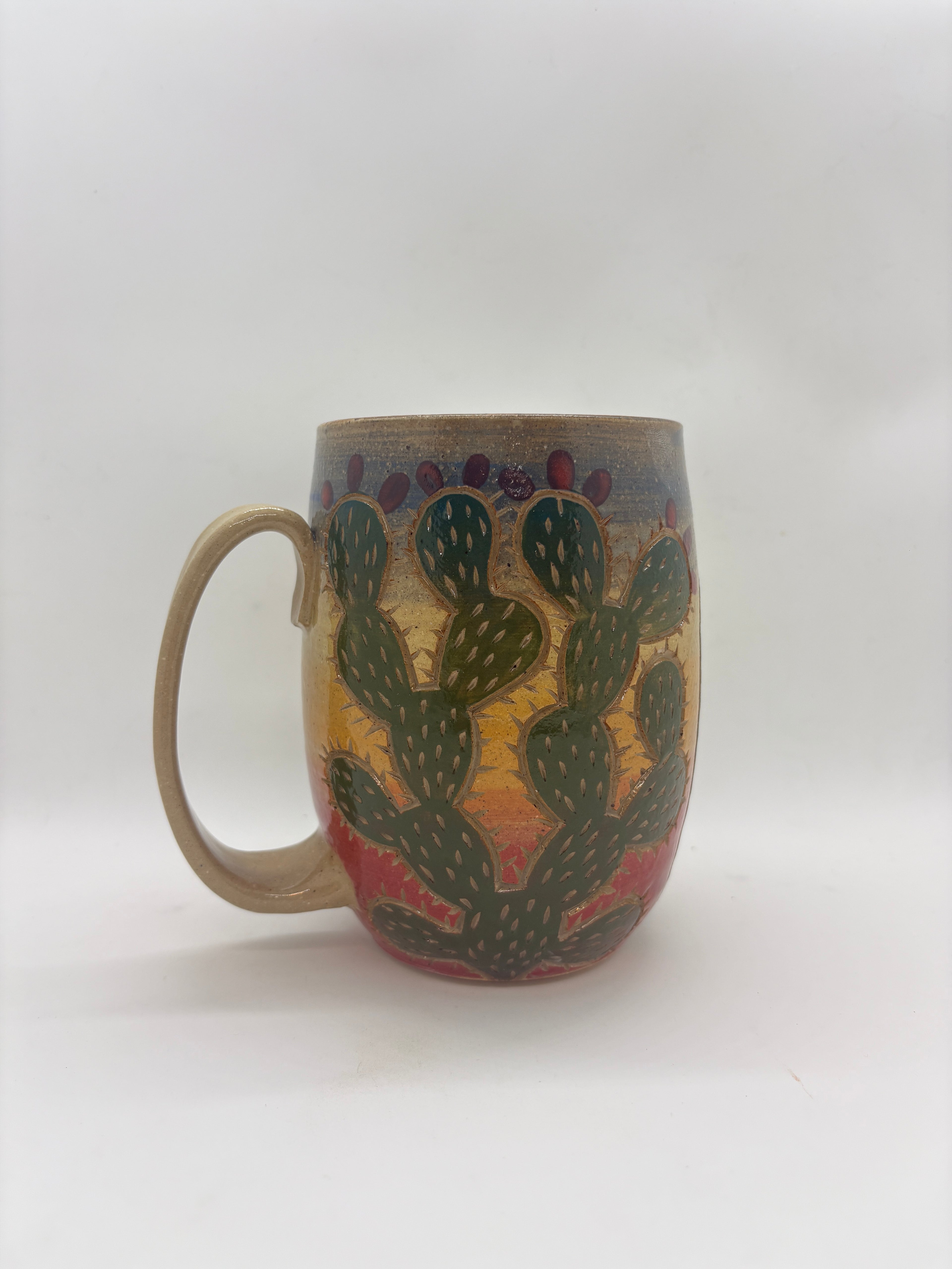 Sunset Cactus Mugs