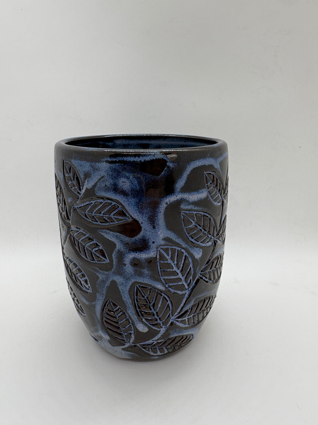 Leaf Carved Mugs