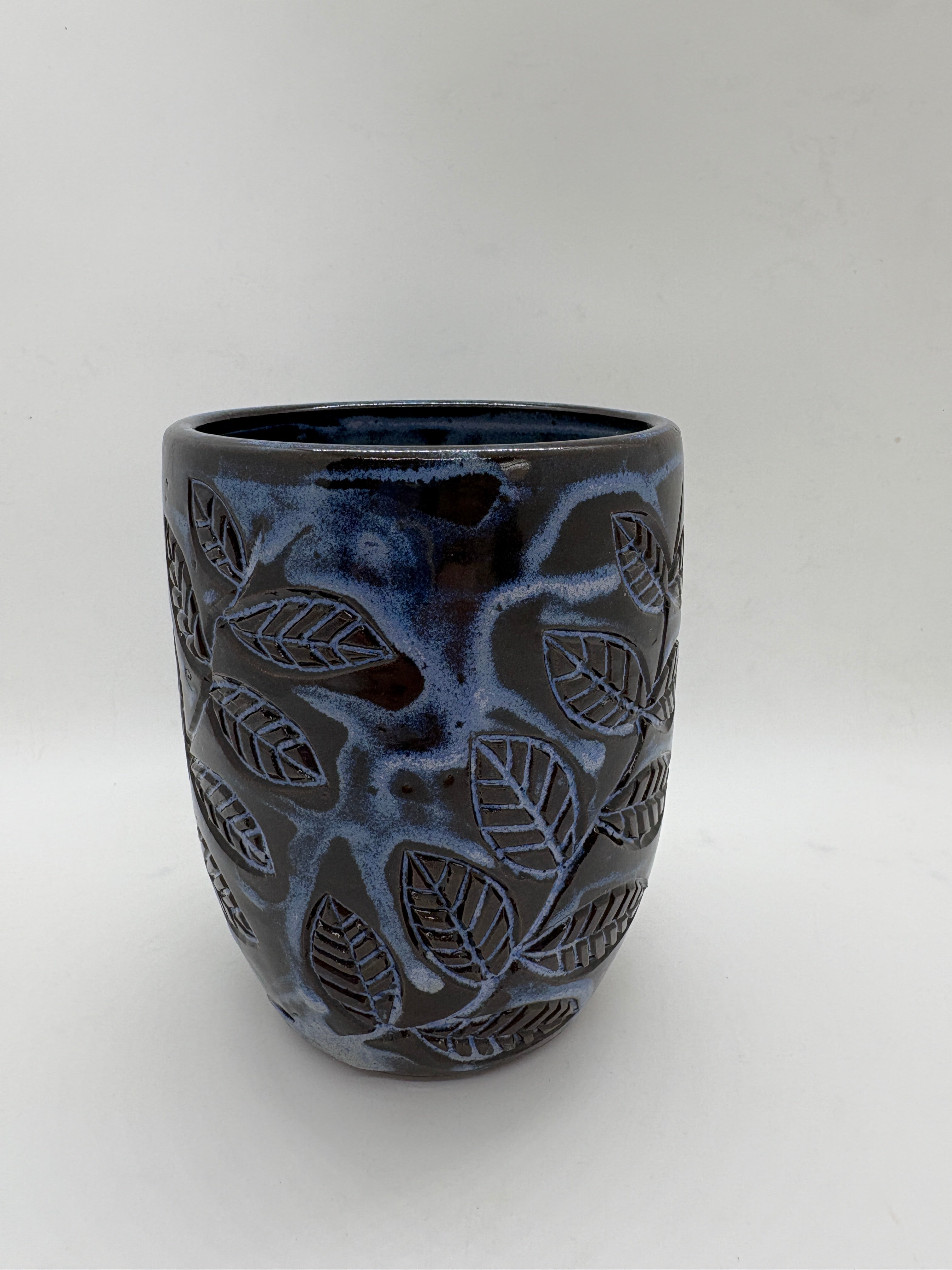 Leaf Carved Mugs