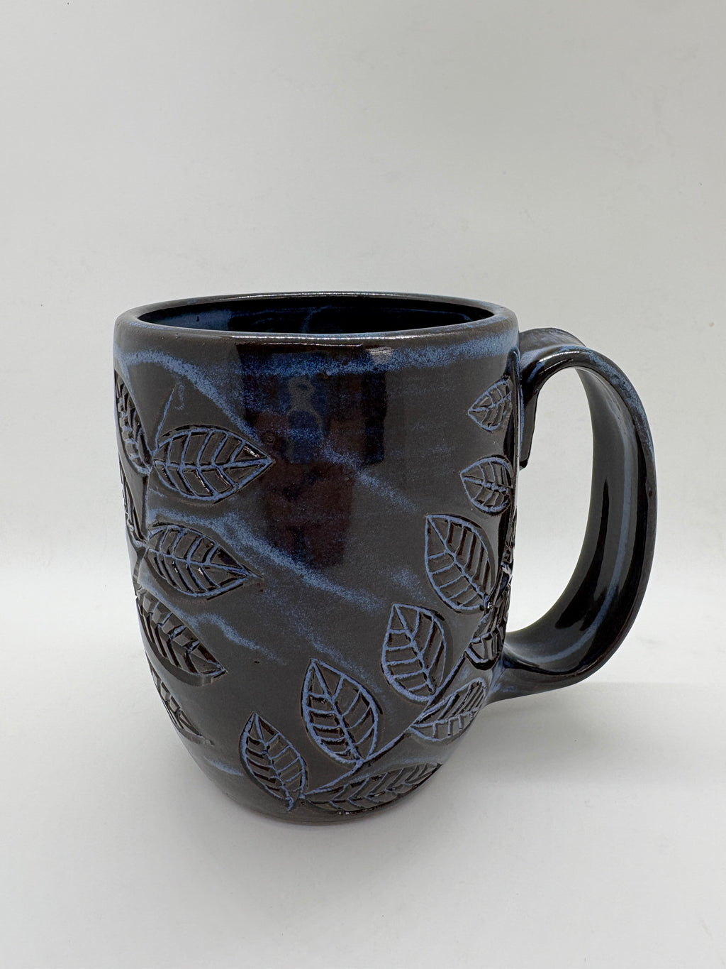 Leaf Carved Mugs