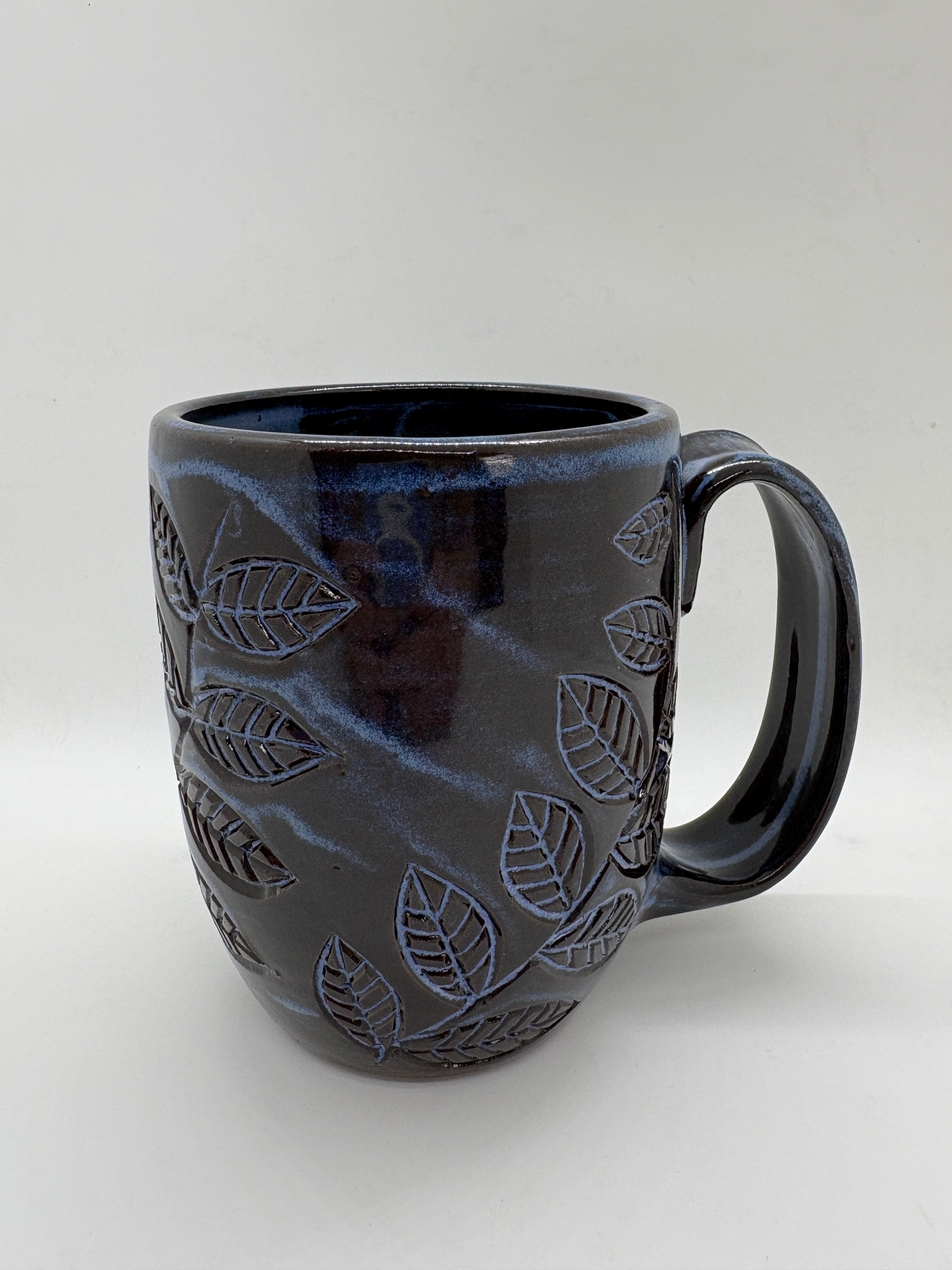 Leaf Carved Mugs