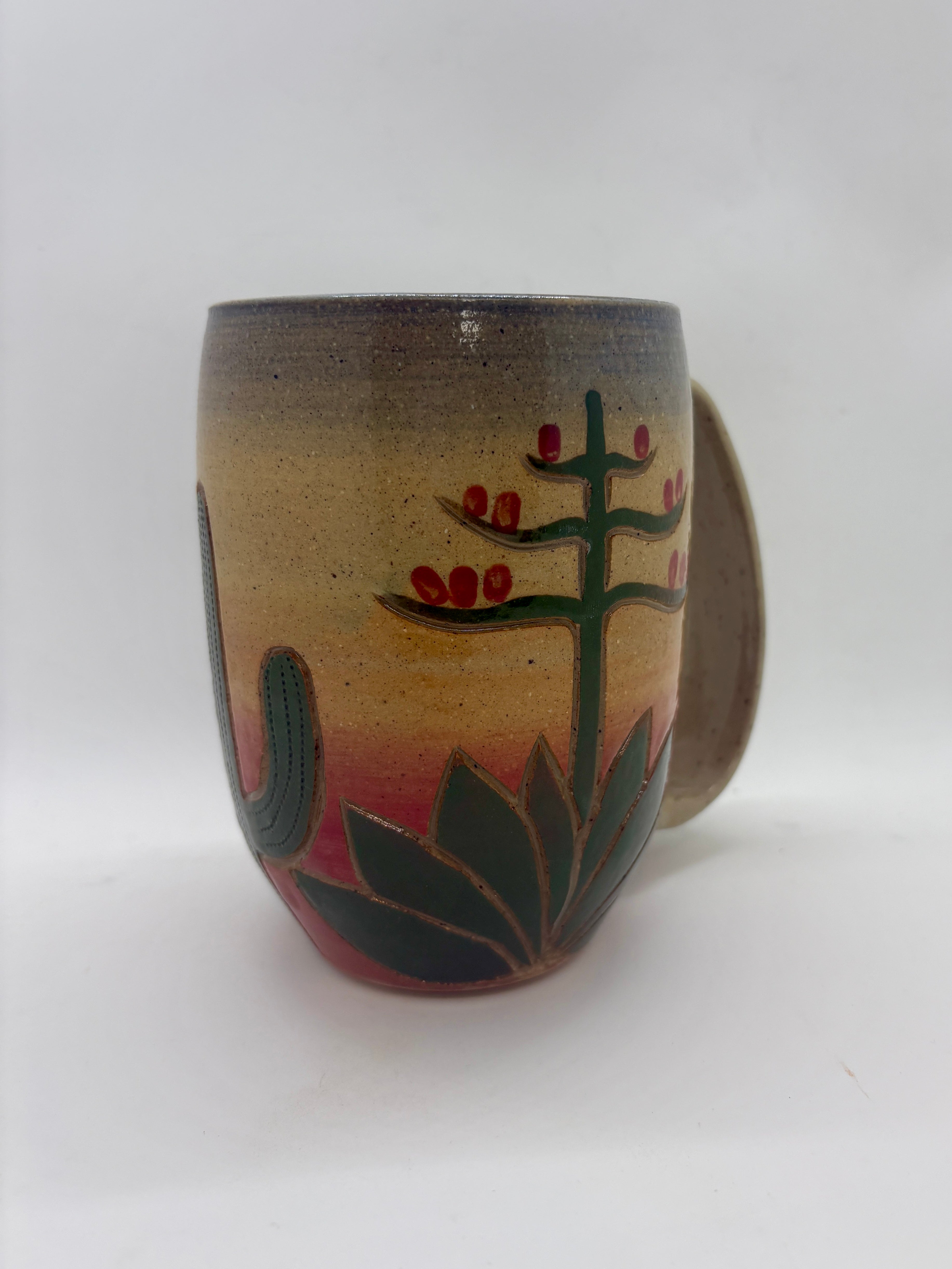 Sunset Cactus Mugs