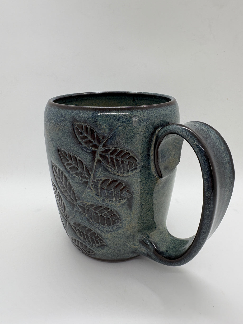 Leaf Carved Mugs