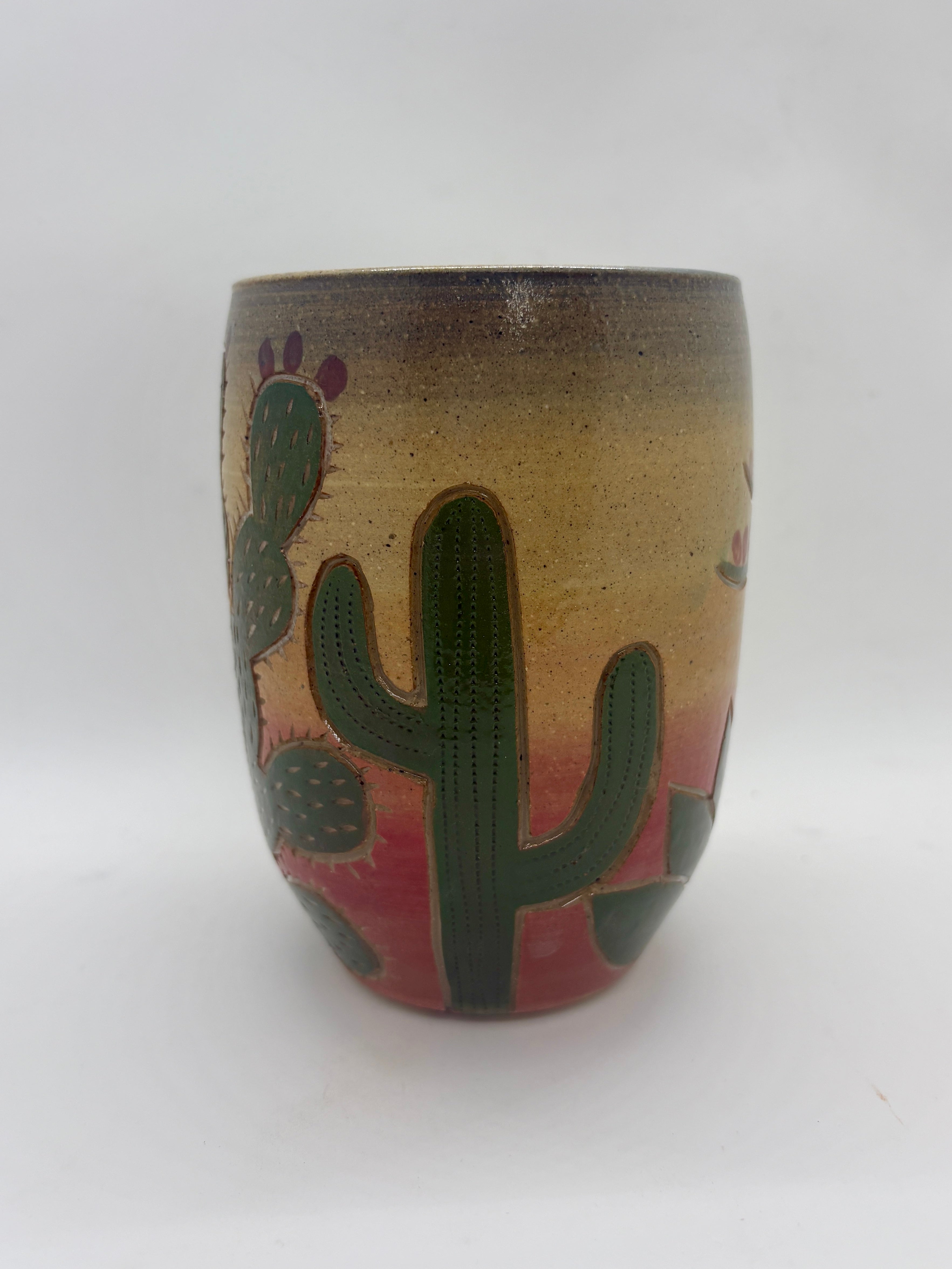 Sunset Cactus Mugs