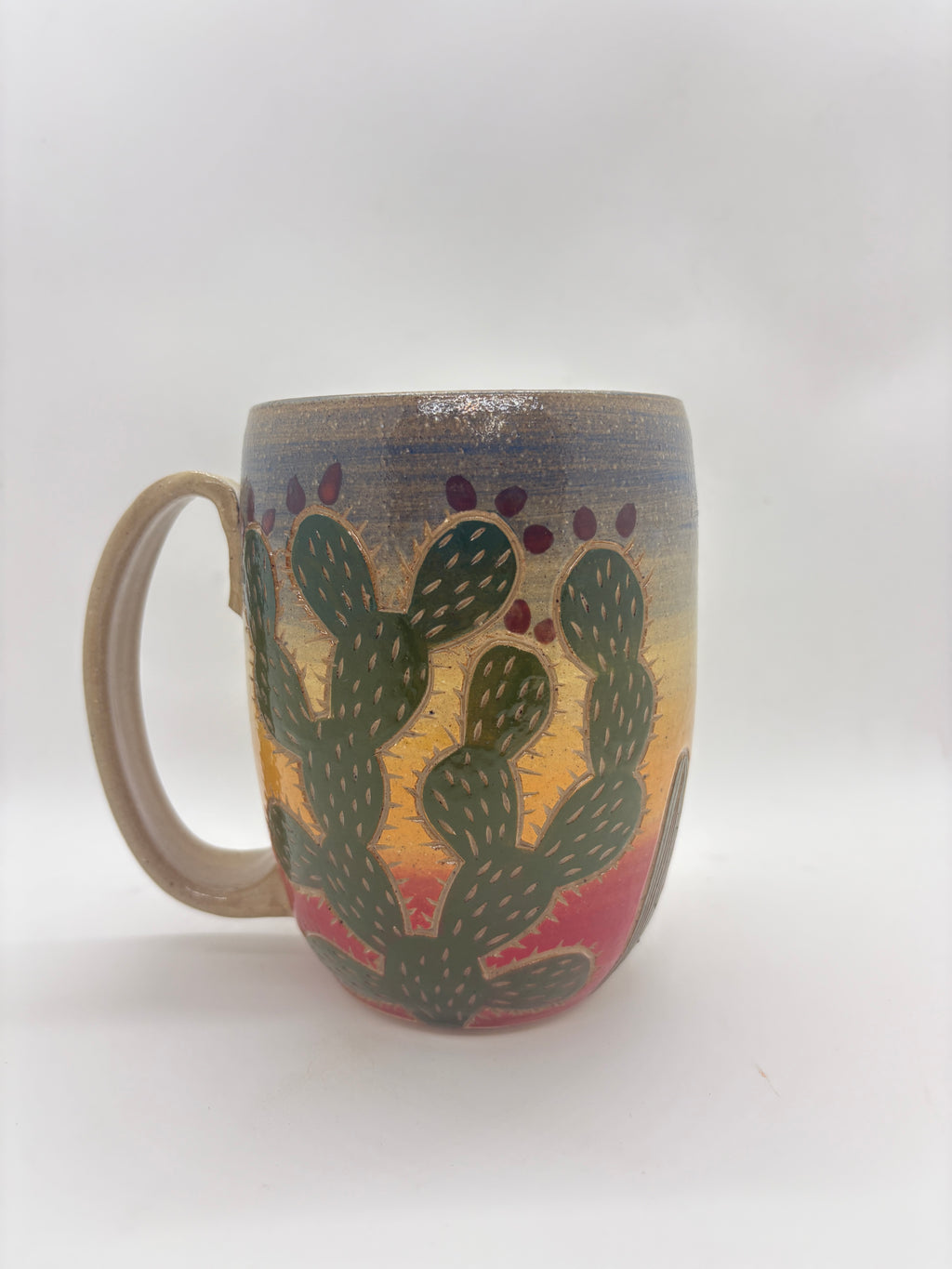 Sunset Cactus Mugs