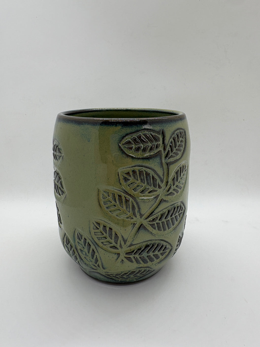 Leaf Carved Mugs