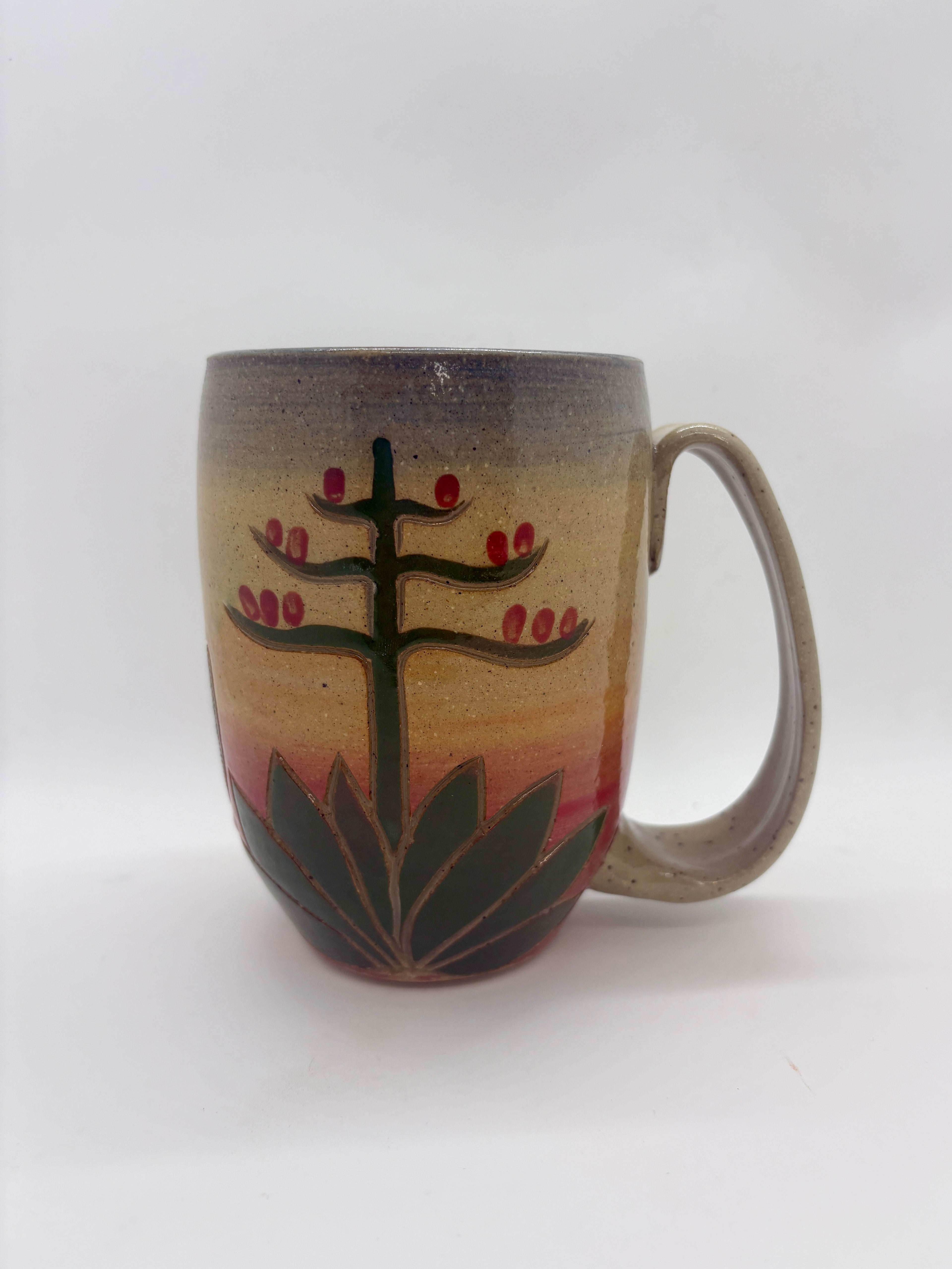 Sunset Cactus Mugs
