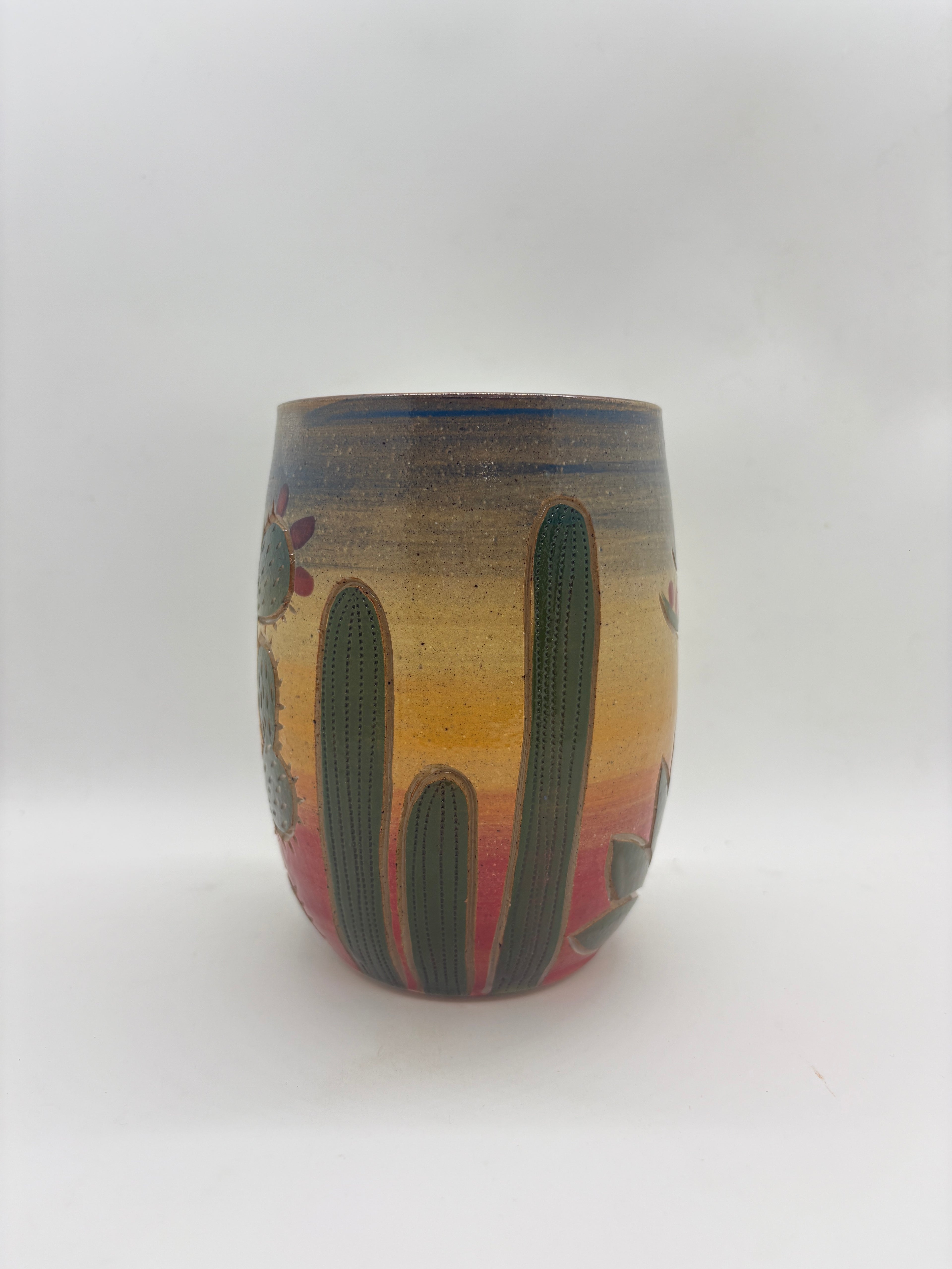 Sunset Cactus Mugs