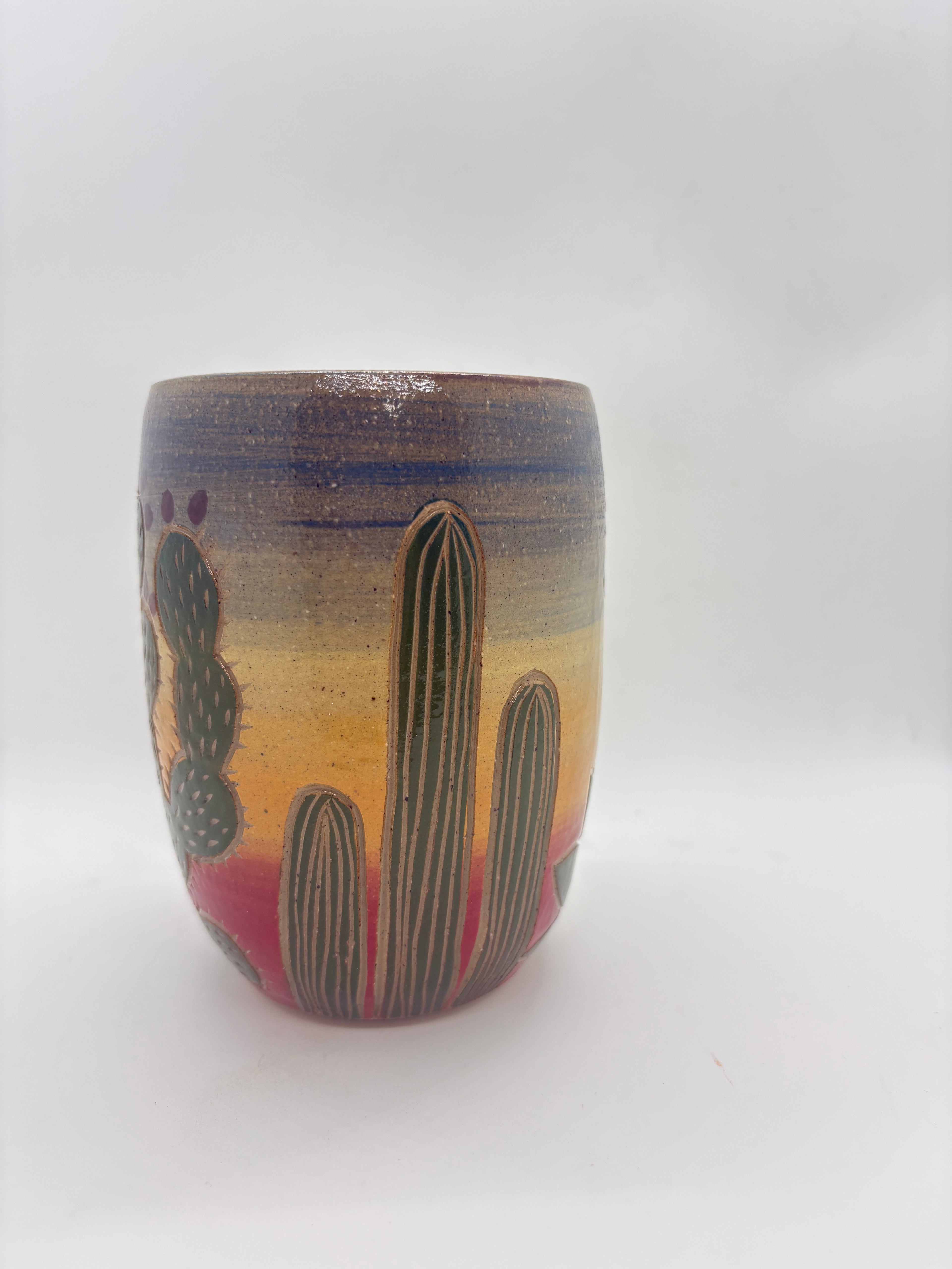 Sunset Cactus Mugs