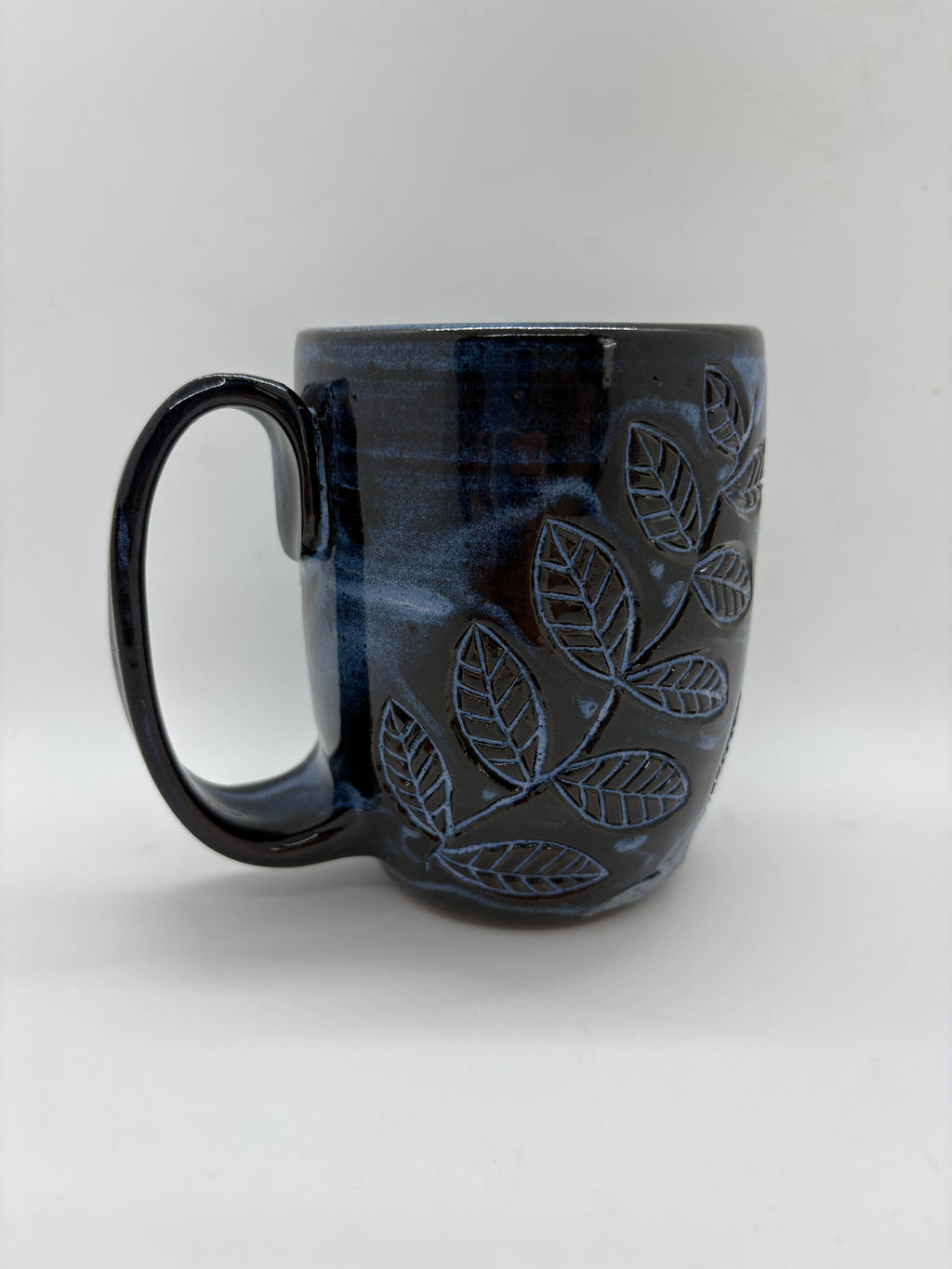 Leaf Carved Mugs