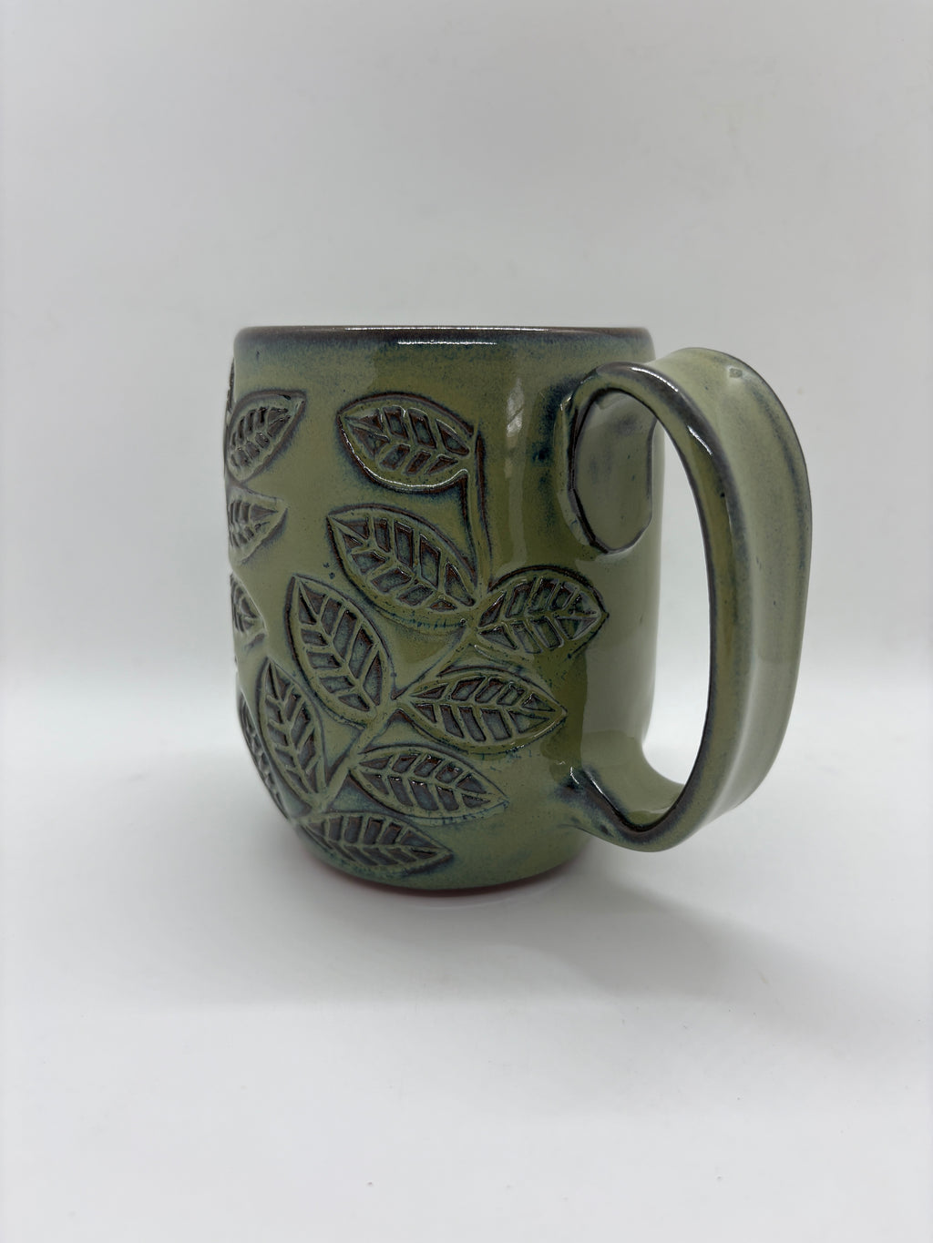 Leaf Carved Mugs