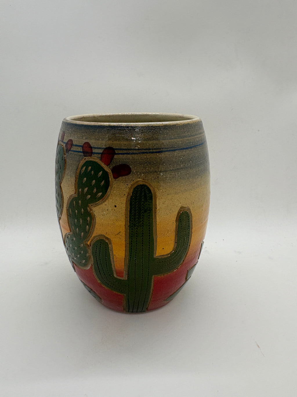 Sunset Cactus Mugs