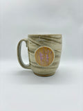 Lavender medallion mug