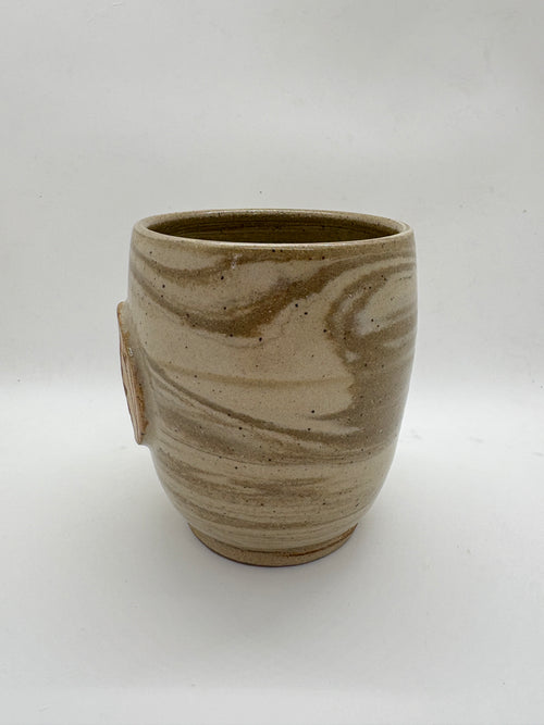 Lavender medallion mug